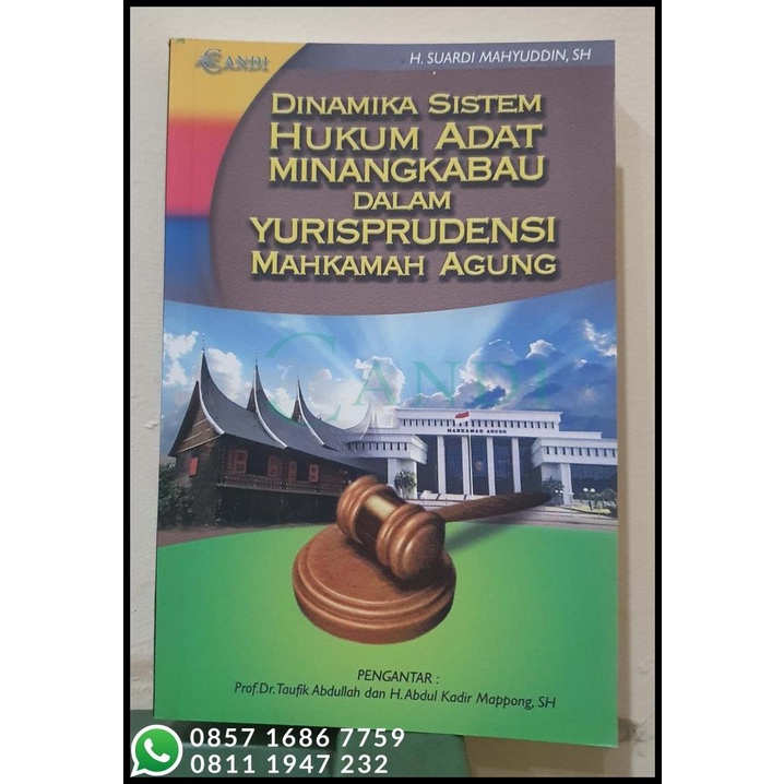 Buku Hukum Adat Minangkabau Dalam Yurisprudensi Mahkamah Agung | Daisy