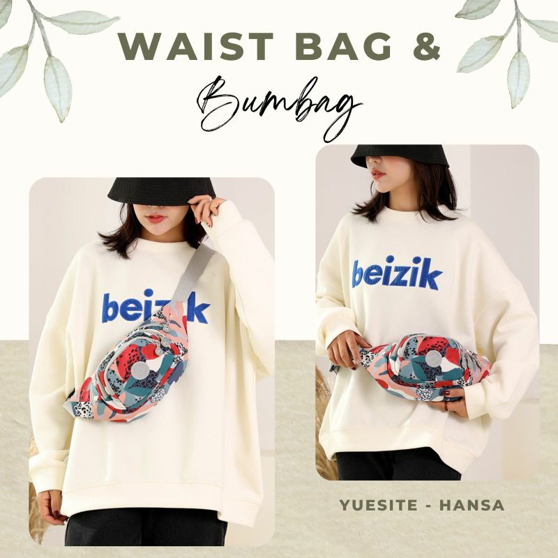 Tas pinggang wanita yuesite hansa original waistbag cyutebags