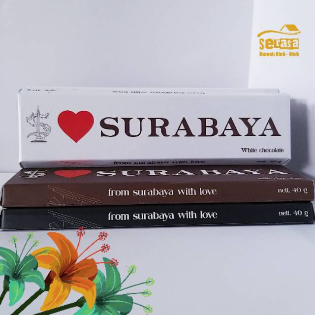 

Cokelat I ❤ Surabaya White 40gr