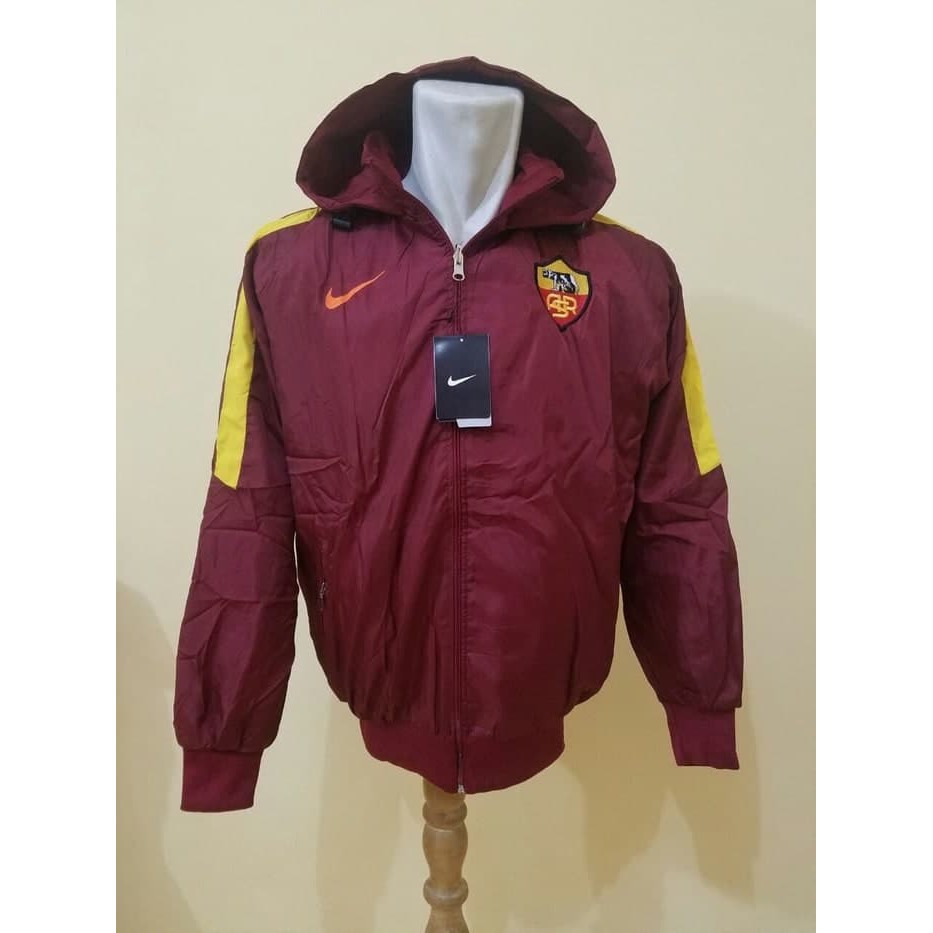 Jaket Parasut AS Roma Home WAterproof Bolak Balik Grade Ori Lokal HS-1839