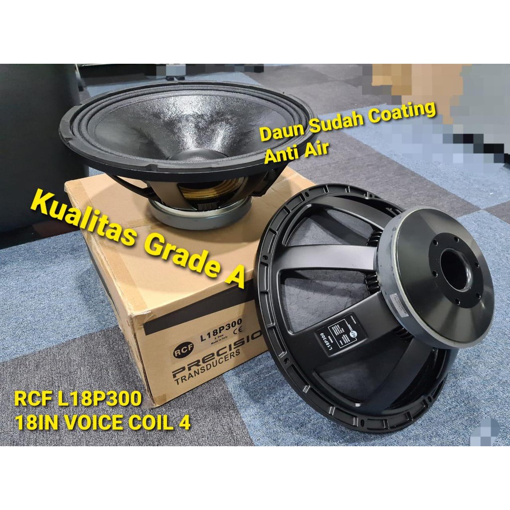 Woofer RCF L18P300 Speaker Component DAUN COATING ANTI AIR