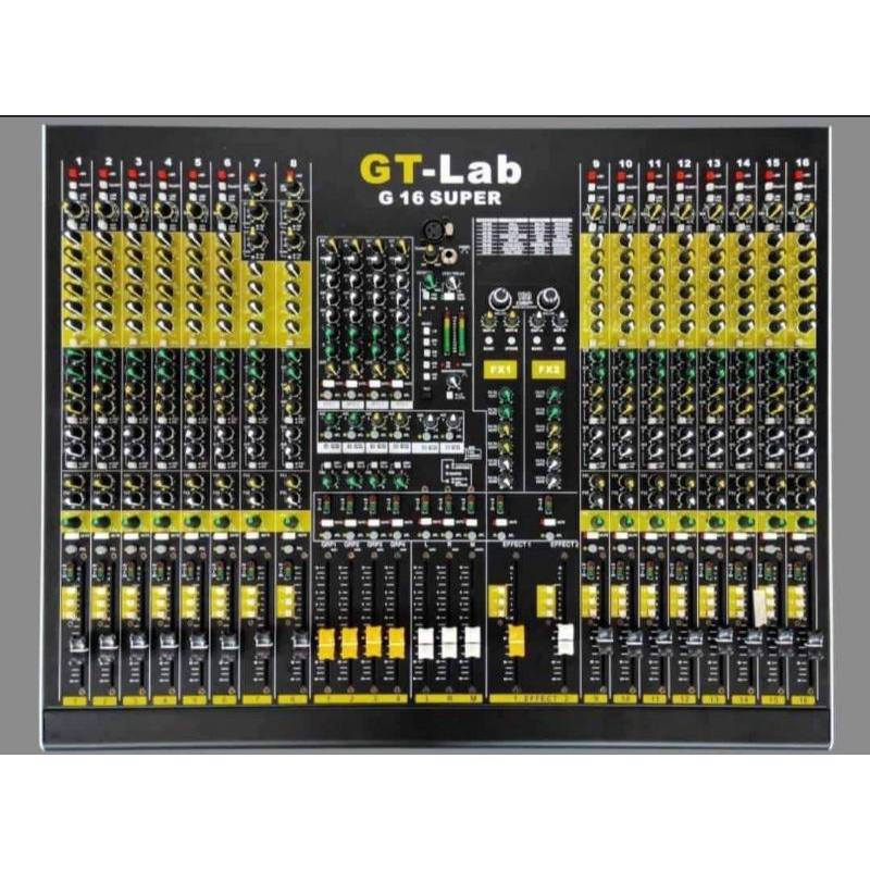 Mixer Audio GT Lab 16 Channel G16 G 16 SUPER Series Original By RDW