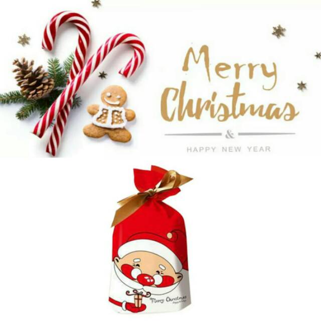 

Plastik Bingkisan Snack - Plastik permen - Merry Christmas - satuan