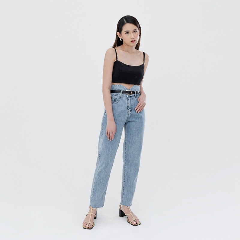 VIERLIN - Jeans 8065 - HIGH WAIST JEANS WANITA