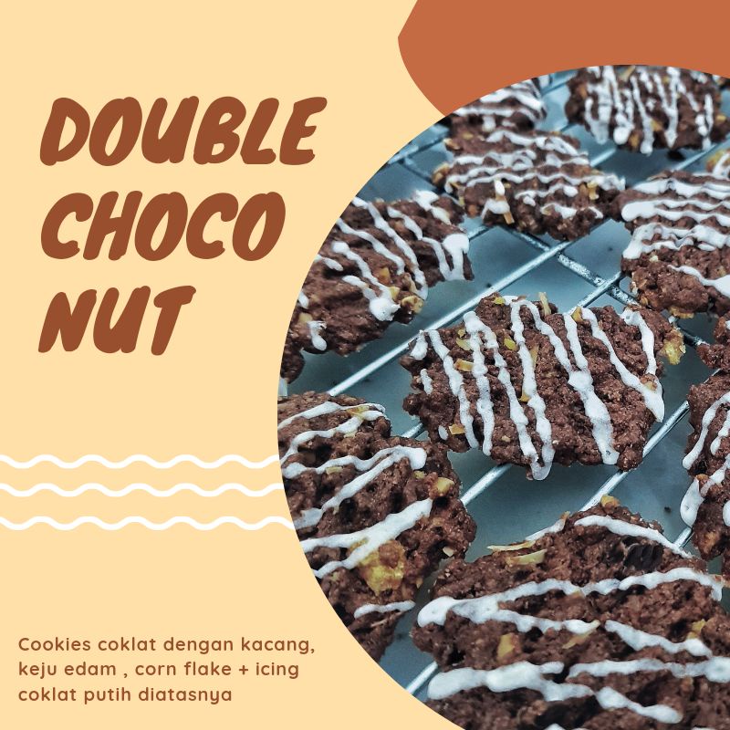 

premium cookies double choco nut full butter wisjman