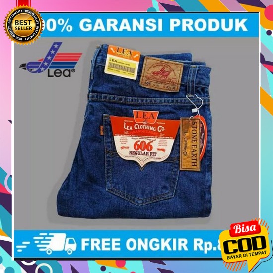 Celana Panjang Jeans Standar Reguler Fit Premium Original Pria Dewasa Casual Laki Laki Kerja - Celan