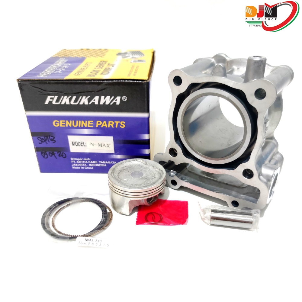 Blok Seher Komplit Yamaha Nmax N-Max Plus Piston Kit Original Fukukawa