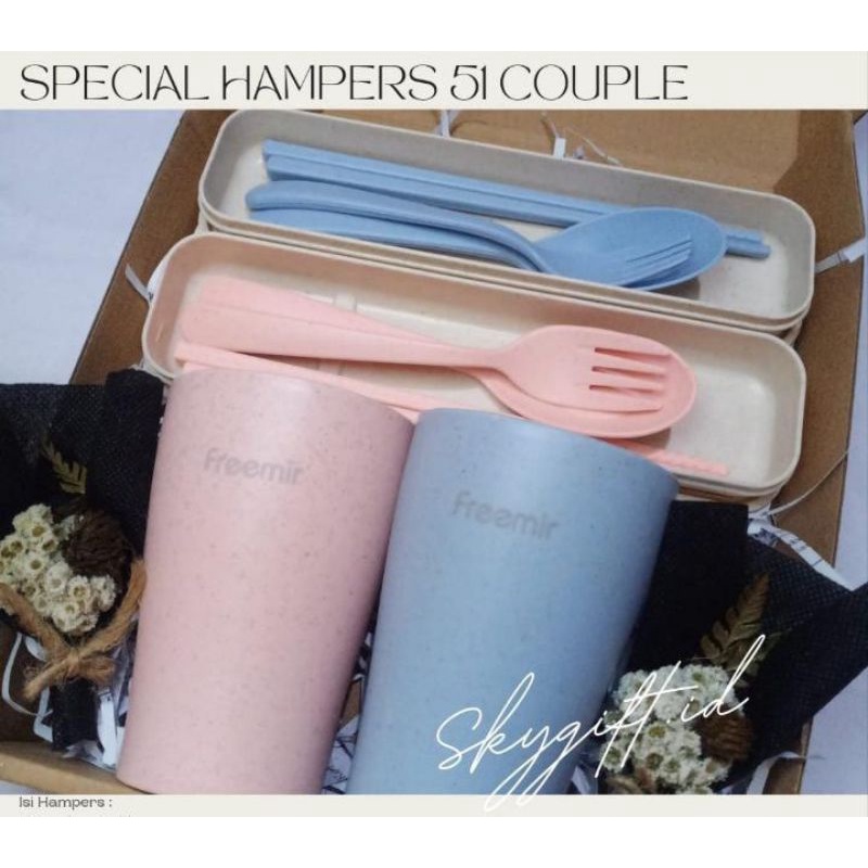 

HAMPERS COUPLE ALAT MAKAN DAN GELAS UNYU MURMER