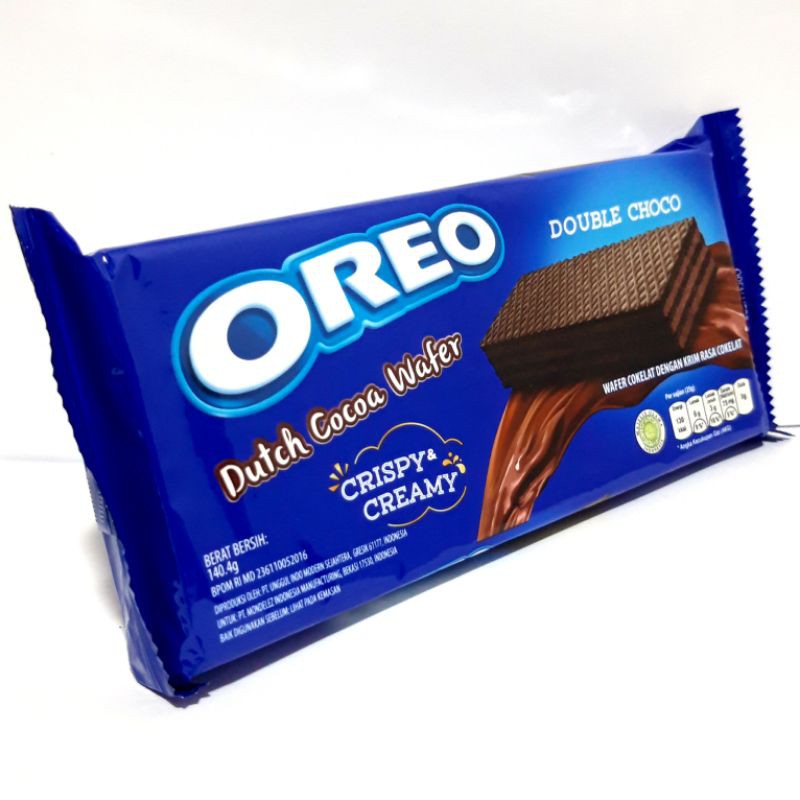 

Oreo Wafer Coklat dan Vanila 140,4 g