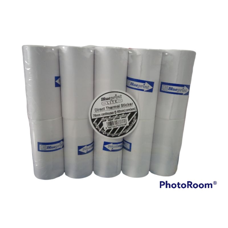 Label Thermal Sticker Roll 78x40 || Label Sticker Printer 80MM