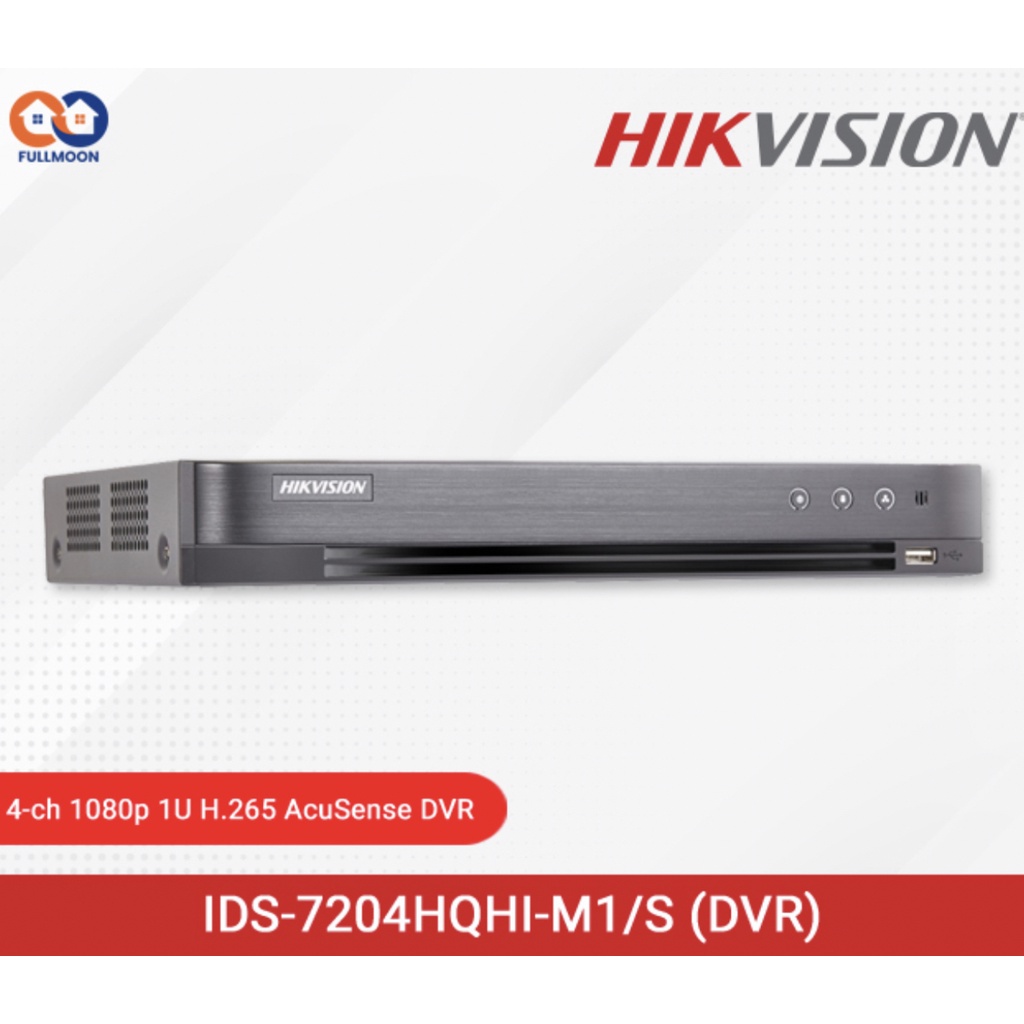 DVR Hikvision  4 Channel iDS-7204HQHI-M1 S Accusense Series