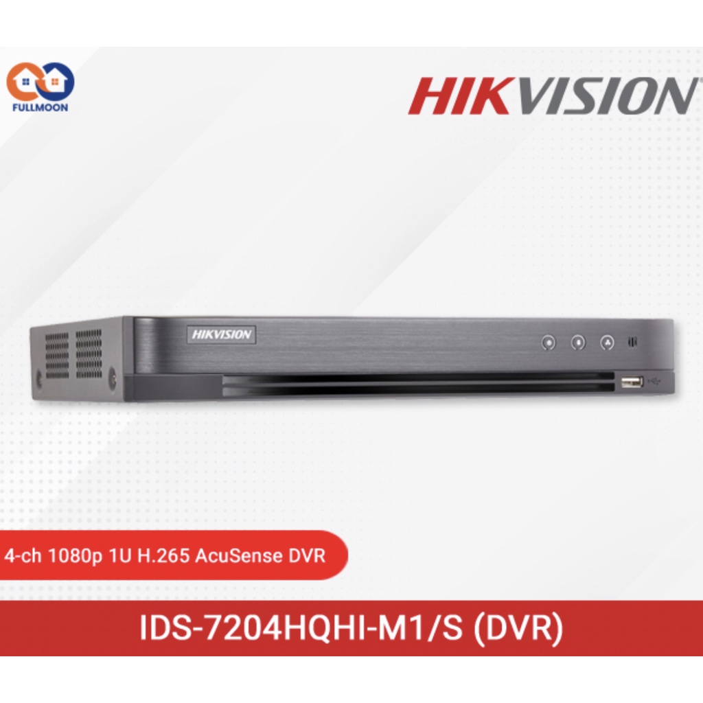 DVR Hikvision  4 Channel iDS-7204HQHI-M1 S Accusense Series