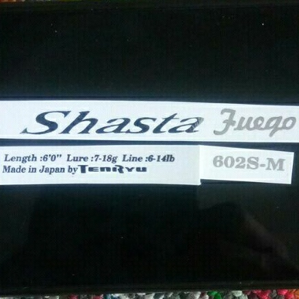 

stiker water slide decal rebuilt tenryu shasta