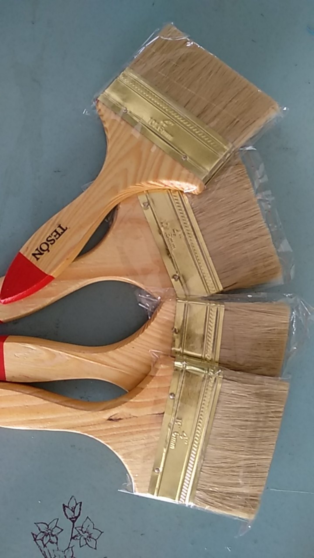 Kuas Cat 4 Inch Merek Teson / Kuas Cat Tembok