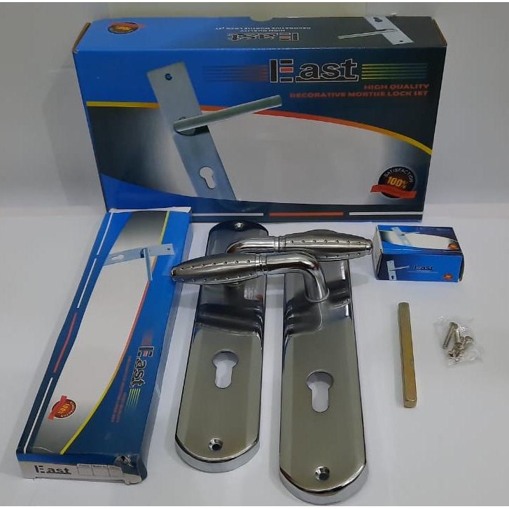 Kunci Pintu Rumah Besar 1 SET Handle Handel Pintu Gagang + Body Kunci 6805 SN