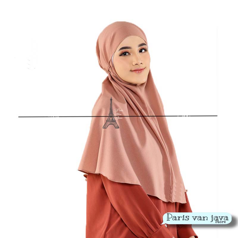 HIJAB BERGO MARYAM TALI NON PET MOSCREPE PREMIUM | KERUDUNG INSTAN (M) | JILBAB BERGO TALI (M)