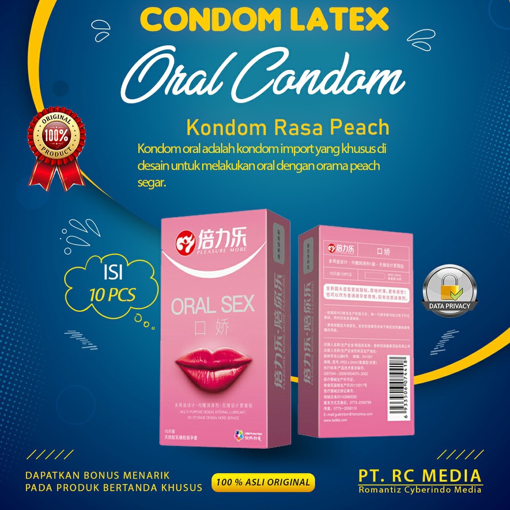 Jual Kondomm Oral Sex Condom Kondom Rasa Peach Original Import 1 Box Isi 10 Pcs Shopee Indonesia