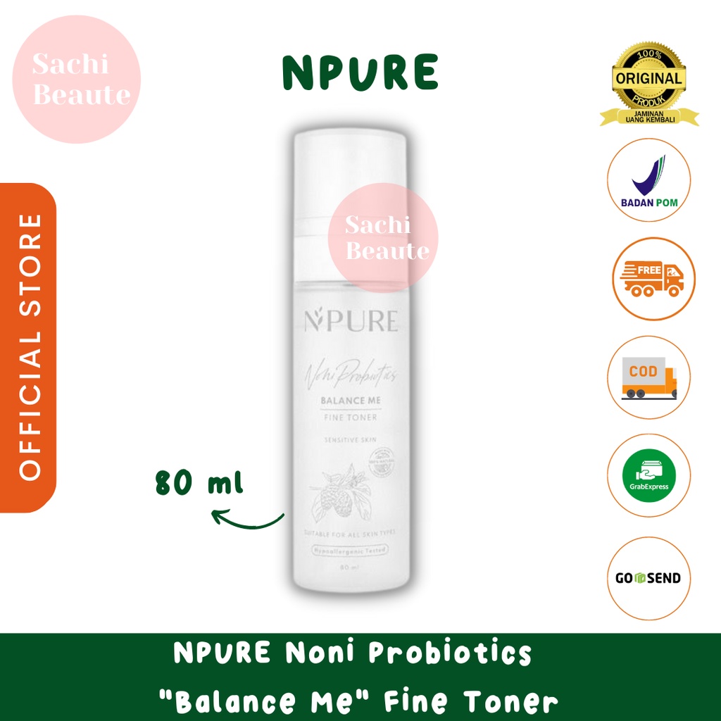 NPURE NONI PROBIOTICS &quot;BALANCE ME&quot; FINE TONER