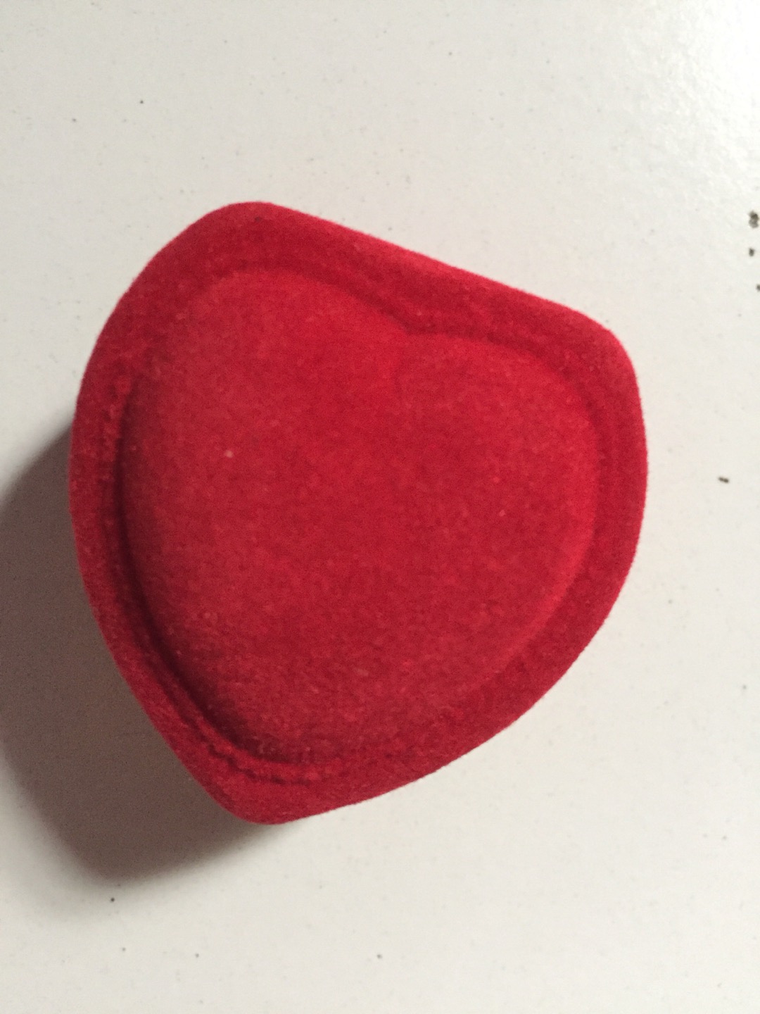 Kotak Cincin Bludru Merah Ring Box Tempat Cincin