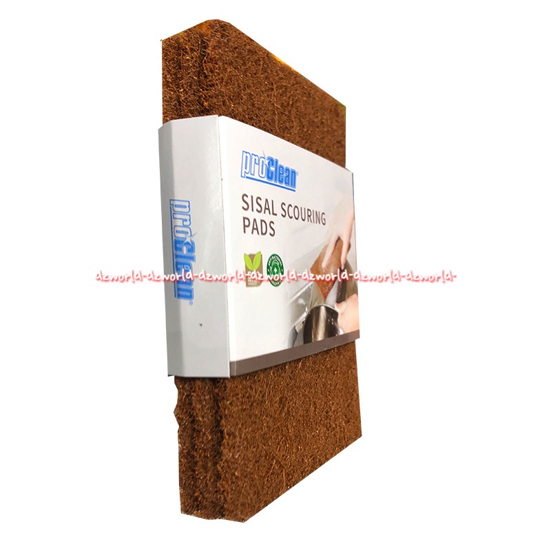 Proclean Sisal Scouring Pads Alat Sponge Heavy Duty Scrub Sponge Cuci Piring Bahan Tali Sisal Jerami