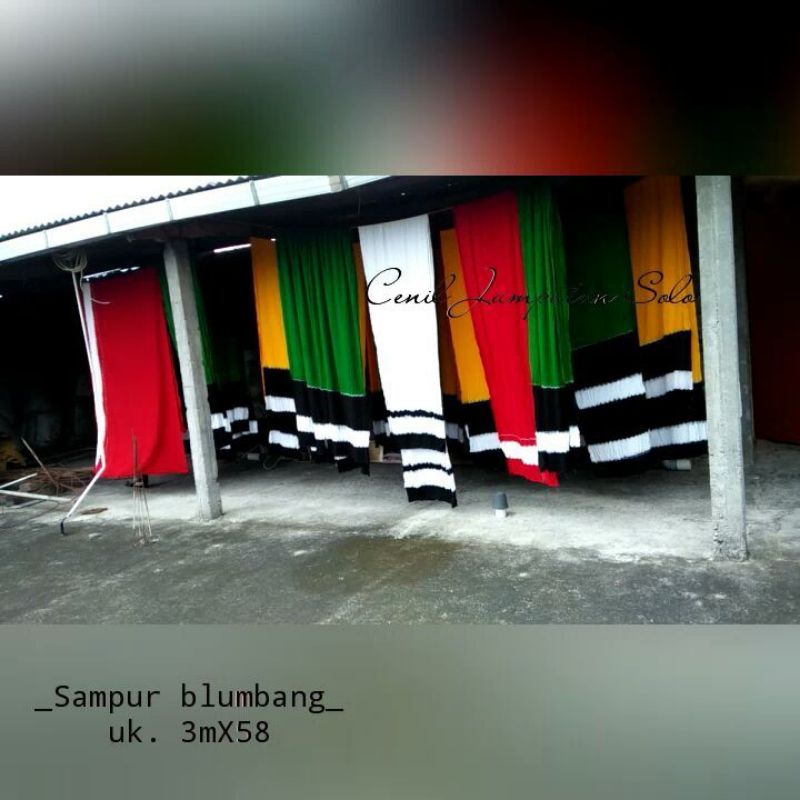 Sampur tari motif blumbang-2