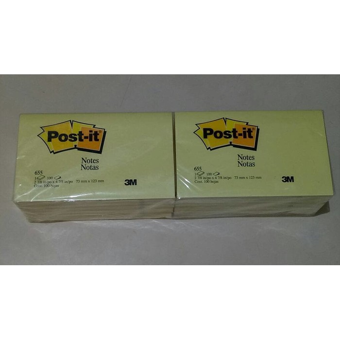 

Post It Notes 3M 655