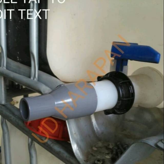 Fitting /ball valve IBC TANK / KEMPU/Toren 1.000 LTR pipa