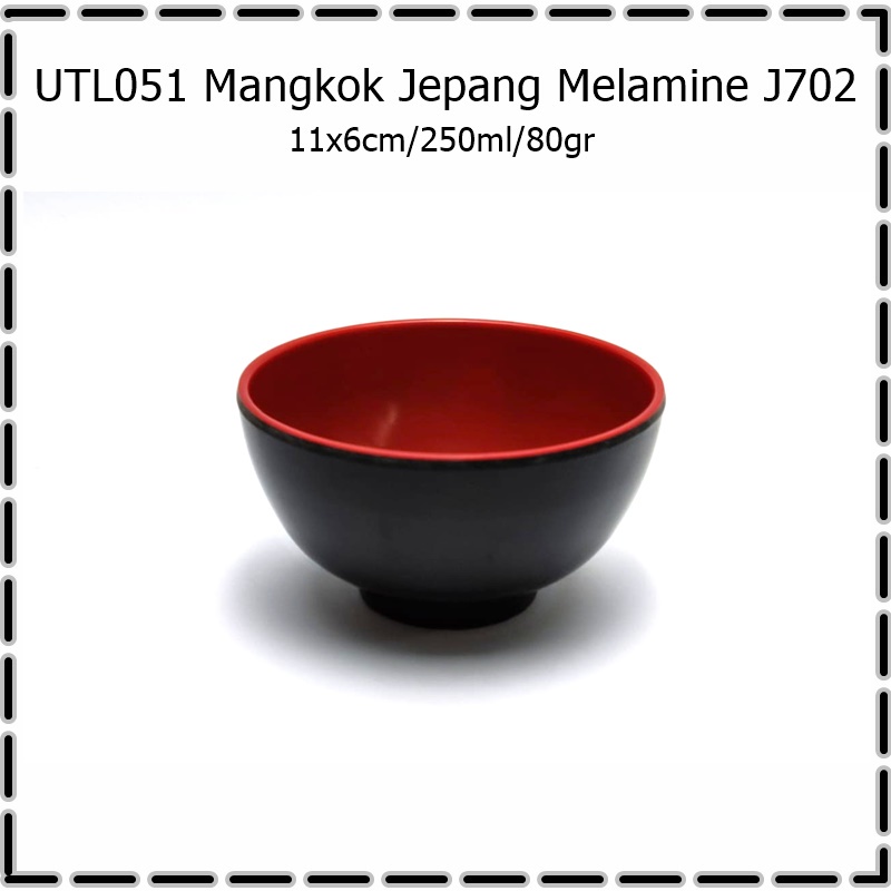 UTL051 Mangkok Sup/Mangkok Jepang Melamine J702