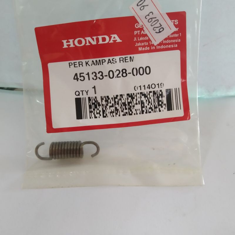 Per Pir Kampas Rem Belakang Tromol Honda Bebek 45133-028-000