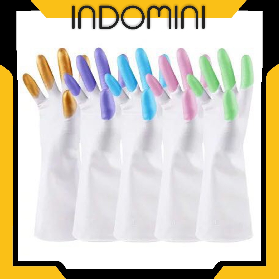 INDOMINI  Rubber Glove Sarung Tangan Silikon Serba Guna R738 R739