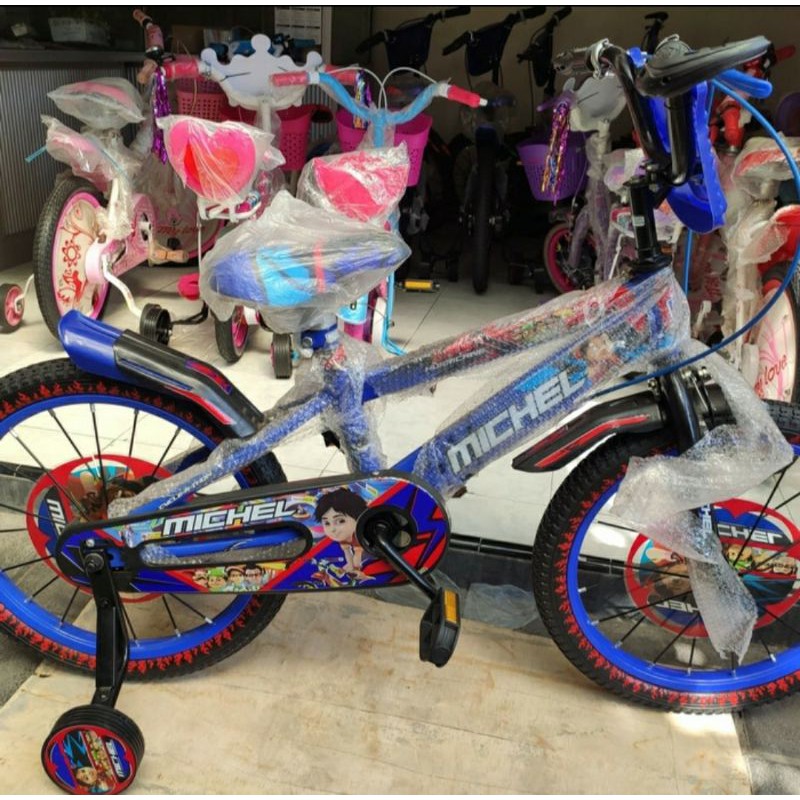 SEPEDA ANAK LAKI LAKI BMX UK 18 MICHEL SHIVA