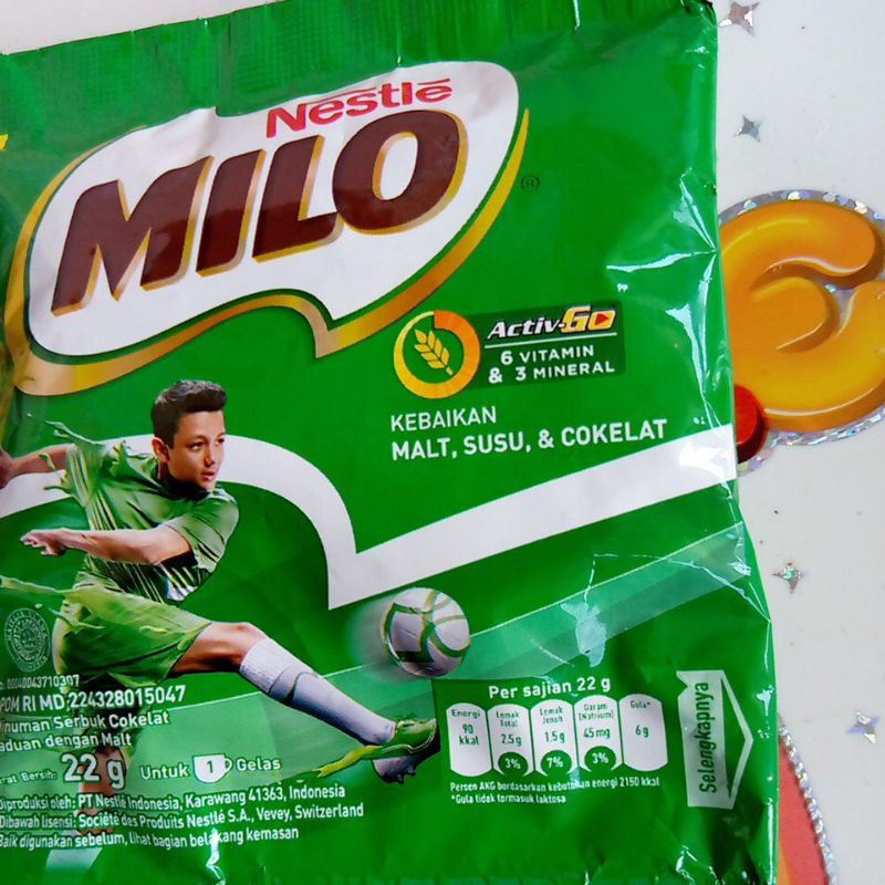 MILO ACTIV GO COKLAT NESTLE SUSU BUBUK INSTANT SACHET