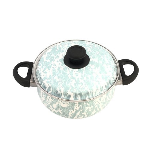 Kedaung Panci Besar Dutch Oven Doreng 20 cm - Biru