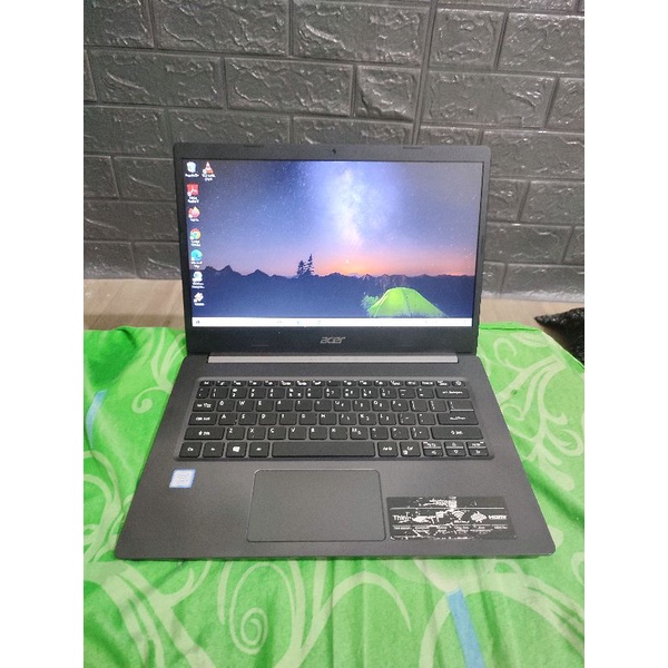 laptop acer aspire 5 an514 - 52 i3 7100u 256gb seken second bekas mulus
