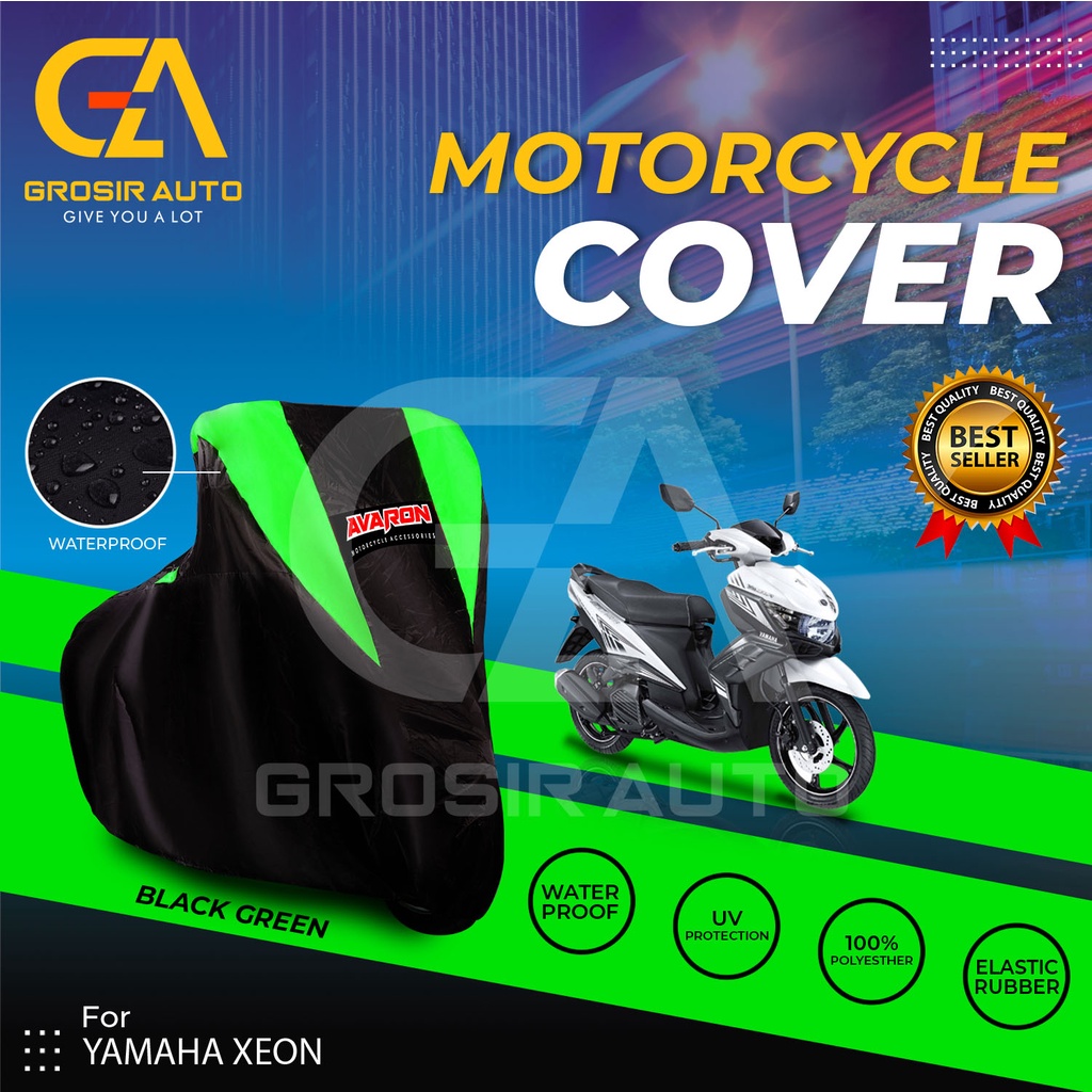 Sarung Motor AVARON XEON Penutup Pelindung Body Cover Motor Warna Anti Air Merk Avaron