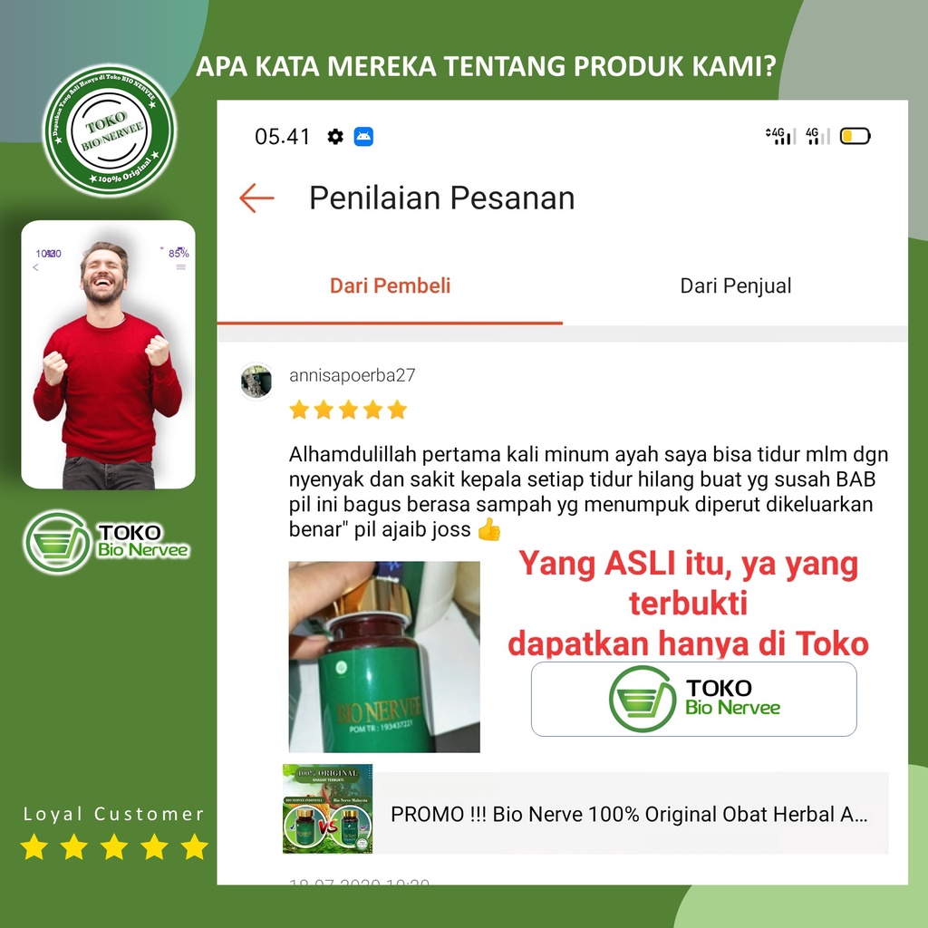 Bio Nerve NDR Malaysia Bio Nervee 100% Original Bionerve Asli Obat Herbal Diabetes Asam urat lambung-5