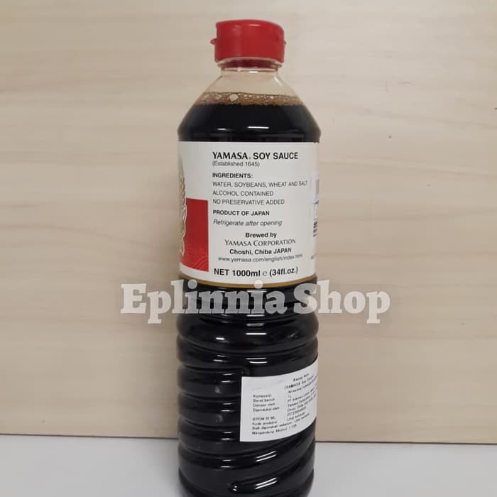 

Ready - Yamasa Soy Sauce 1000 Ml | Bumbu Saus Kecap Asin Import Japan 1000 Ml