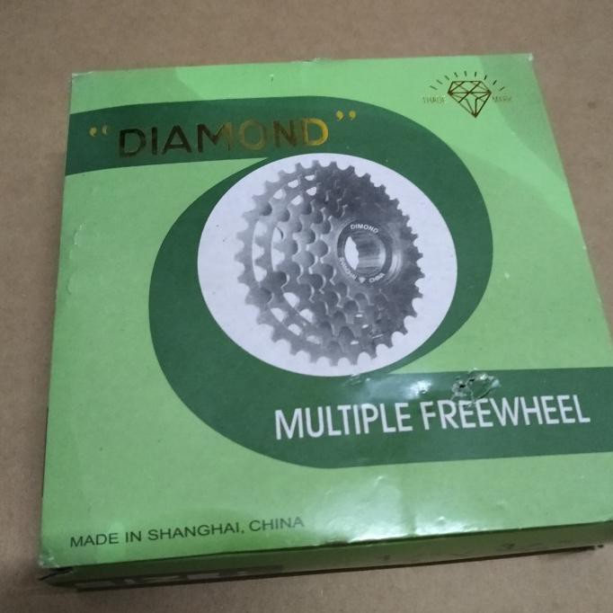 READY STOCK  sprocket freewheel ulir diamond 7 speed