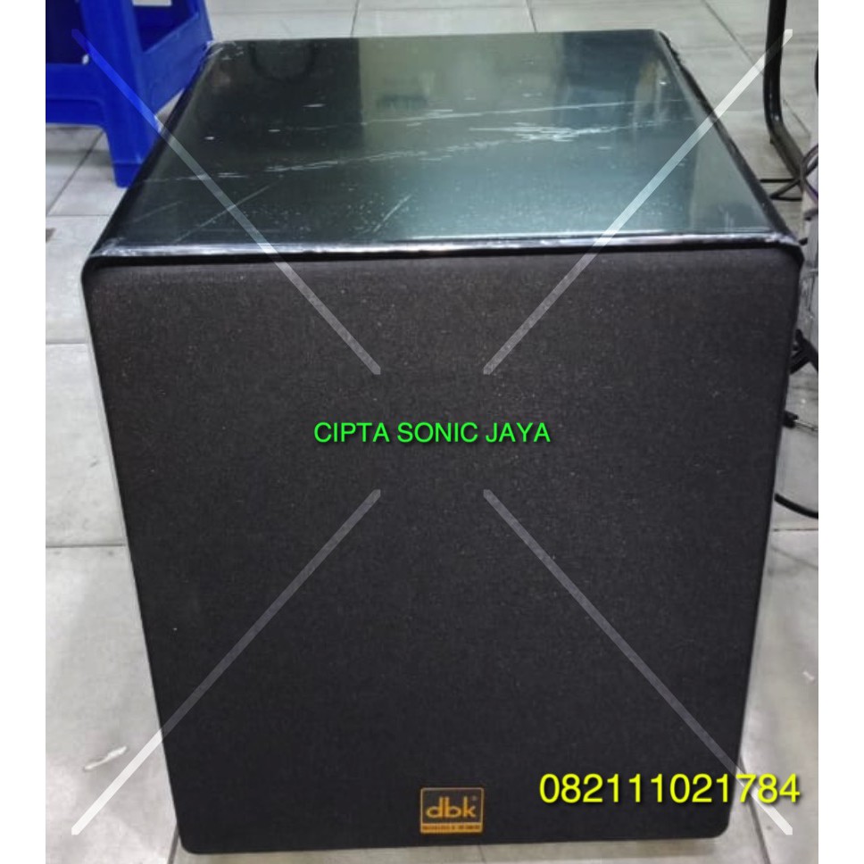 SPEAKER AKTIF SUBWOFER 12 INCH POLOS BOX HITAM MENGKILAP