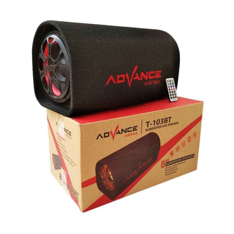 TERBARU~Speaker Bluetooth Aktif Portable Advance T103BT Subwoofer Karaoke Radio Original / Speaker ADVANCE T-103BT 8 inch / speaker advance karpet t103 bt bisa sambung ke aki mobil / Advance 103 | FMS