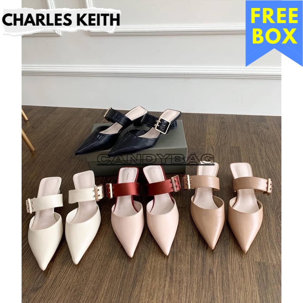 Heels Wanita - Charles Keith Import Heels Sepatu Hak 325