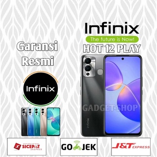 INFINIX HOT 12 play 4/64 4/128 Garansi resmi 1 th