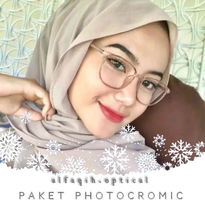 Frame Kacamata Plus Baca Photocromic 5004 / Kacamata Baca Plus Wanita