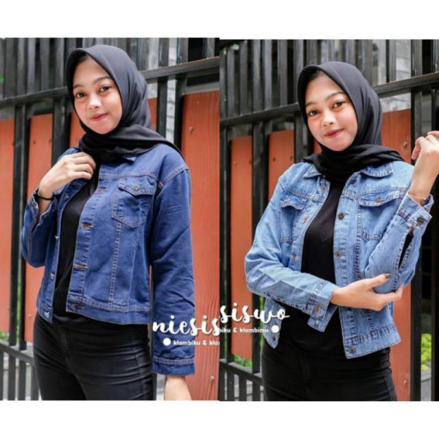 Jaket jeans/outer/JAKET WANITA/JAKET MURAH/BIRU/JAKET OUTER/OUTER JEANS/TERBARU/PREMIUM