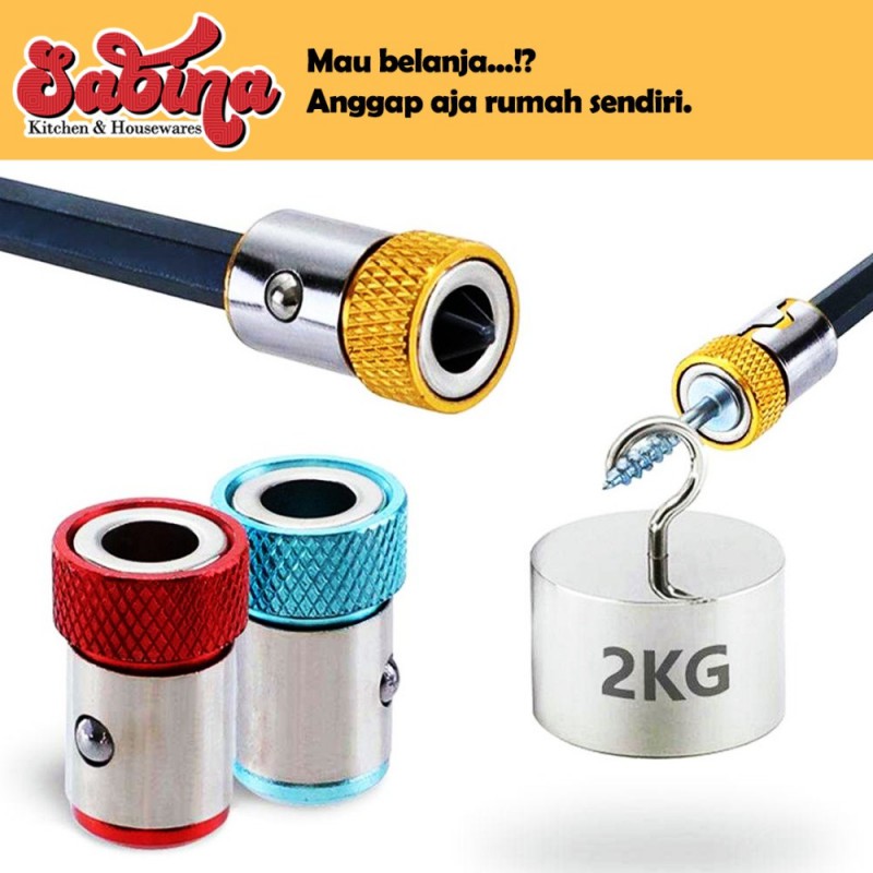 Konektor Magnet Kepala Obeng Ring Magnetizer