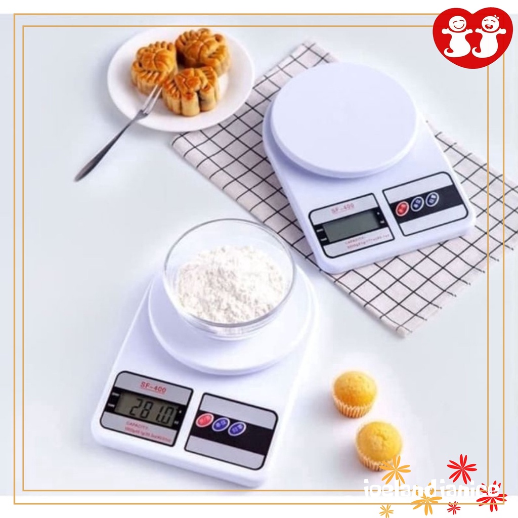 Timbangan Digital Presisi Kue Dapur Bahan Kitchen Scale Elektrik 10 kg / Baterai AAA