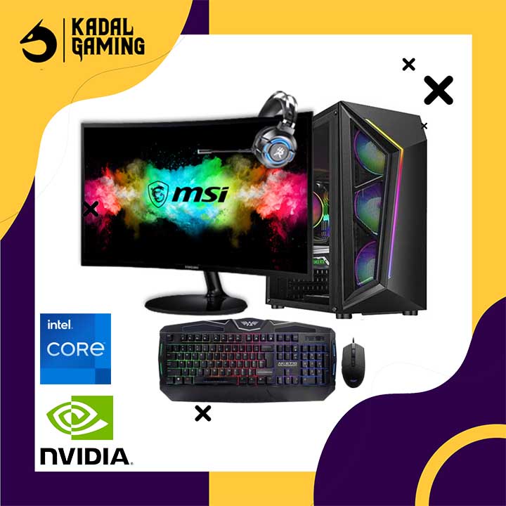 PC GAMING INTEL CORE I5 12400F VGA NVIDIA GTX 1630 FULLSET SIAP PAKAI EDITING RENEDERING ARSITEKTUR