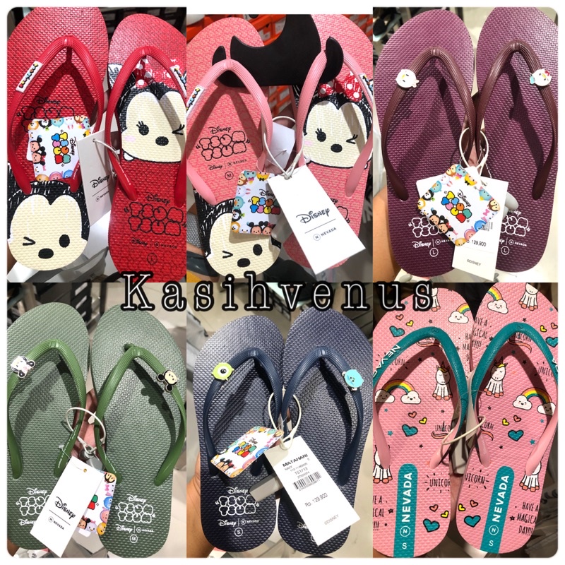 SANDAL JEPIT DISNEY X NEVADA ORIGINAL