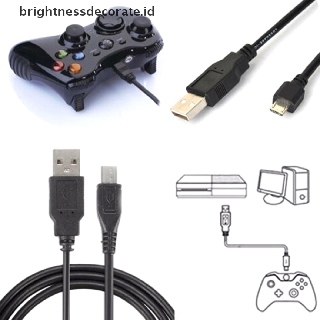 Kabel Data / Charger Micro Usb Untuk Controller Playstation 4 Ps4