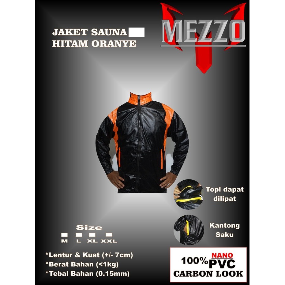 Jaket Sauna Mezzo / Jaket Olahraga Sauna Mezzo Original